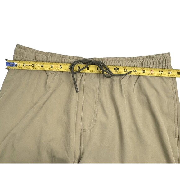 HUK Pursuit Volley Swim Shorts Performance Fishing Khaki Mesh Lined Trunks XL - Picture 8 of 11
